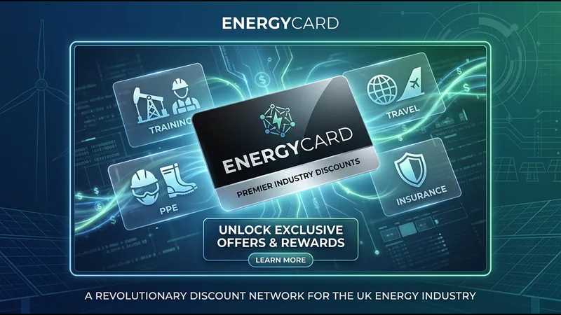 EnergyCard UK – discount network platform built on WordPress EnergyCard UK discount network platform: membership card with training, travel, PPE and insurance offers for the UK energy industry